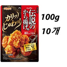 닛픈 전설의 닭 튀김가루, 100g, 10개