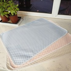 嬰兒兒童涼席隔尿墊 夏季豆豆風 可洗透氣防水, 50*70釐米, 1個