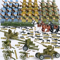 2차세계대전 미니피규어 세트 호환 블럭 중국 미군 독일군 프랑스군 병사 군용블록 퍼즐 조립, 메이즈로/36명 (선택)