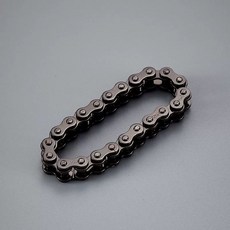 臺灣出貨 【一週內1200 人拚單】金屬指紋陀螺解壓神器精湛機械設計網紅玩具超大齒輪 AGRF, 單黑色鏈條, 1個