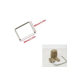 도자기 물레 도예 회전판 스테인레스 스틸 U 자형 세라믹 질감 슬라이서 절단 진흙 라인 DIY 수제 인형 점토 도구, 옵션01) A