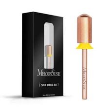 네일드릴비트 각질 제거 파츠 멜로디수지 안전 네일 드릴 비트 332 부드러운 원형 상단 대형 배럴 카바이드 매니큐어 페디큐어 큐티클 젤 폴리싱용 초보자용 로즈 골드 시리즈 비트, Extra Fine-XF, Purple, 1