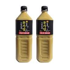 무가당 생강 진액 1L 국내산 100% 생강청 생강차 원액 무설탕 생강, 2개