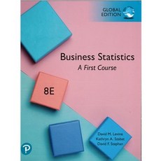 雙葉書本熊 Business Statistics: A First Course 8/E 2020 Global Edition 9781292320366 書本熊書屋