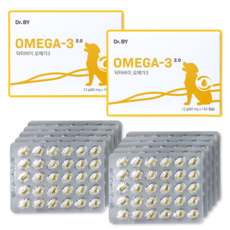 닥터바이 강아지 오메가3 관절 피부 심혈관 눈 건강 영양제 150정 rTG 오메가3 초소형 식물성 캡슐 종합영양제, 2세트