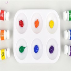 웅스토어 미술용 팔레트 6구 종이팔레트