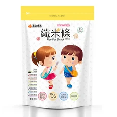 玉山碾米多款米餅系列：纖米條/三麗鷗造型米餅/波力抱米花/益生菌米餅，多種口味一次滿足, 1個, 芝麻米條 / 6665, 60g