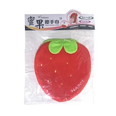 【美樂美事】蜜果擦手巾-共4款《有點厲害日韓代購》掛式擦手巾 超細纖維 吸水 抹布 居家用品 清潔, 1個, 紅草莓