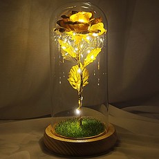 금 장미 무드등 40대 50 엄마 생일선물 아내 결혼기념일 선물 부모님 결혼 기념일 선물 3색, 레드, 1개