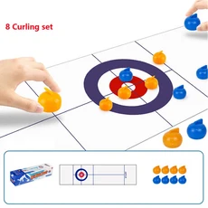 가족을 위한 테이블탑 컬링 게임 설치가 간편한 휴대용 실내 스포츠 게임, Gr n Volleyball with mp, 1개