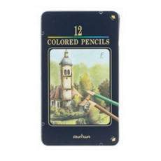 문화연필 넥스프로 고급 유성색연필, 12색, 1개