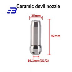 터보 헤드 및 노즐 드라이버 드레인 청소 루트 절단 고압 Dredg 파이프라인 20-80L용 1/2 인치 입구, 03 1l2 female 45LPM