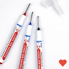 네임펜 다용도 긴 펜촉 페인트 마카 마카펜, 레드