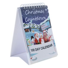 집과 파티를 위한 크리스마스 카운트다운 달력의 장난스러운 캐릭터들