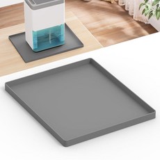 Wintcomfort 가정용 제습기용 제습기 매트 미니 배수 팬 누출 방지 방수 De 가습기 트레이 미끄럼 방지 물이 아래로 고이는 것을 그레이 30.5cm x 25., Wintcomfort 가정용 제습기용 제습기 매트, 미