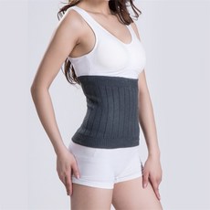 니트 방한 복대 그레이 산모복대 산전복대