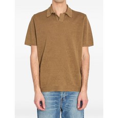 로베르토콜리나 골지 반소매 폴로 셔츠