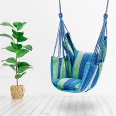 정리방 해먹의자 블루 나무그네