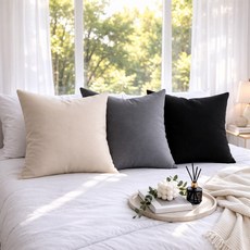 나가다 촉감좋은 소파쿠션 인테리어 국내산솜