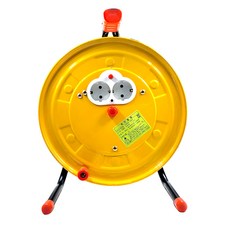 국산 전기릴선 전선릴 캠핑릴 전기작업선 1.5SQ, 18m, 황색, 1개