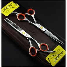 髮品聯盟 6吋專業美髮剪刀組 平剪/打薄剪/乾剪，專業沙龍級家用剪髮工具, 1個, 打薄刀