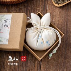 百鳳 兔兒宮廷香包, 1個, 大紅色【空袋】,8*12cm