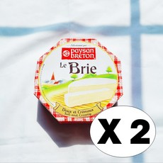 [치즈파티]페이장브레통 르 브리 125g, 2개