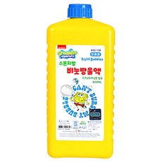 비눗방울액대용량 버블액 스폰지밥 비눗방울액 850ml 리필액 거품놀이 버블놀이 액체비누방울