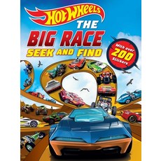 (영문도서) Hot Wheels: The Big Race Seek and Find 1: 100% Officially Licensed by Mattel Over 200 Stick... Paperback, Buzzpop, English, 9781499813111