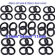 BMW G310 G650 F650 GS DAKAR R 80 800 K 100 인디언 스카우트 999 1133 치프 1720 스즈키용 41mm 오일 씰 SFV650 RF GSX 60, 20pc seal 20pc cover