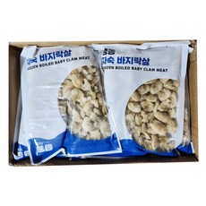 조은상사 냉동 자숙 바지락살100-200 200gx10봉 2kg1박스, 1박스