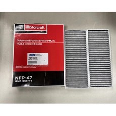 Motorcraft 福特 Fiesta MK7 MK7.5 活性碳粉塵濾器 PM2.5 冷氣濾網 (兩片式) J2MZ-19N619-Z, 1個, 國產(兩片式), 國產(兩片式)