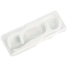 素色無印風牙線盒 牙線棒收納盒 隨身牙線收納盒, 詳見包裝, 1盒