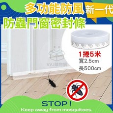 3M 門窗密封條 窗戶隔音條 矽膠密封條 門底密封貼【台灣現貨優惠中】, 1個, 透明,寬2.5cmx長5m(1捲5米)