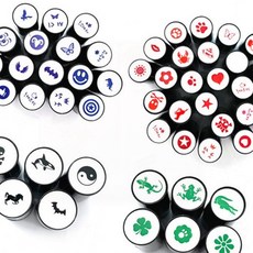 골프공 스탬프 볼마킹 골프 표시 인쇄 레저 스포츠 선물, 1개, 71. 검정-큰 강아지