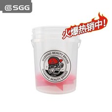 洗車桶 新款 洗車水桶 大容量 洗車桶 加厚家用宿舍, 20L半透明水桶+過濾器