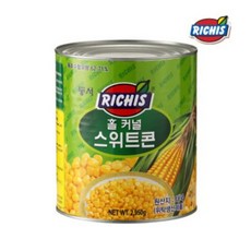 리치스 홀 커널 스위트콘 통조림, 2.95kg, 2개