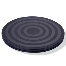 20.3cm(8인치) Lazy Susan 턴테이블 오거나이저 2개 Eichzer 프리미엄 튼튼한 회전 회전 스탠드 모델/회전 식물/공예 스탠드/TV/모니터/노트북용 스틸 볼, 2