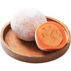 [모이서울] 쫀득 담백 고급스러운 수제과일 한라봉모찌 찹쌀떡 싱글구성(보냉백 냉동포장), 55g, 35개