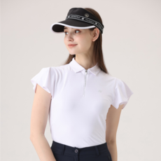 애저웨이 여성골프 아이스 반팔티셔츠 기능성 썸머 여성 골프티셔츠 화이트