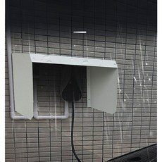 전기차 충전기 가림막 차단 빗물 케이블 높이 400 450 길이 그늘막 충전, 야외 빗물 덮개 길이 550 x 높이 400 x 돌출