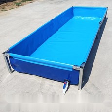 수영장 캔버스 조립식 물놀이 낚시 체험 모형 보트 경기용 대형 수조 1.2m 2m 3m, 1.2x1.2x0.35미터