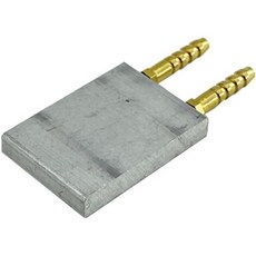 1PC RC 보트 알루미늄 합금 수냉 블록 시트 브러시리스 전기 DIY 모델 선박 속도 조절기 부품(금 30.5x25mm), 40x28mm Gold