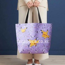 메타몽 리유저블백 포켓몬 친환경 장바구니 쇼핑백, 1개