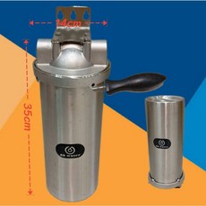 不用太昂貴全戶淨水器-通規10吋大胖單道304不銹鋼濾芯式過濾器 摺疊碳纖濾芯 抗菌複合式濾芯(配合安裝大台南 大高雄), 1個, 吊片式,白鐵大胖濾殼+複合式濾心