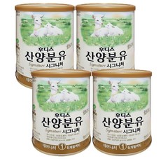 후디스 산양분유 시그니처 1단계, 400g, 4개