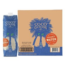 코코굿즈 베트남 단일 원산지 100% 천연 코코넛 water CocoGoods Co. Vietnam Single-Origin 100% Natural Coconut Water No, 1개, 1L