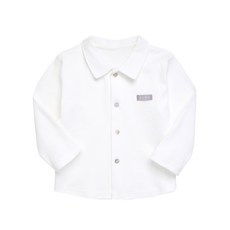 그린베베 국내생산 영유아 봄가을용 베이직 긴팔 셔츠