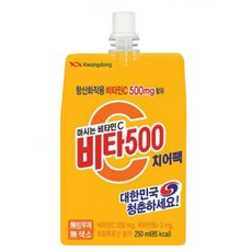 광동 비타500 마시는비타민C 칼슘 치어팩 250ml X 30개, 30개입
