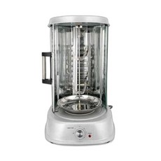 전기통닭구이 기계 자동 회전 로스트 치킨 오리 양고기, 은색 대형 (2.25kg 이하/높이 52cm)